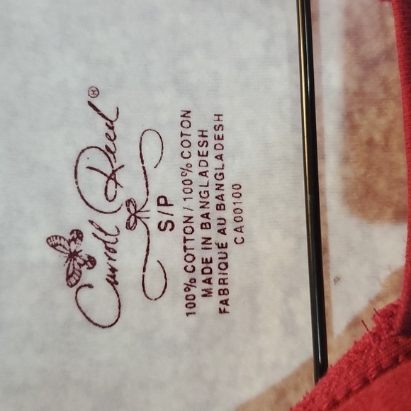 3 For $30…..Carroll reed collared tee shirt. Size small - Picture 3 of 5